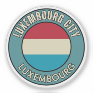 Adesivo Cidade do Luxemburgo, Luxemburgo