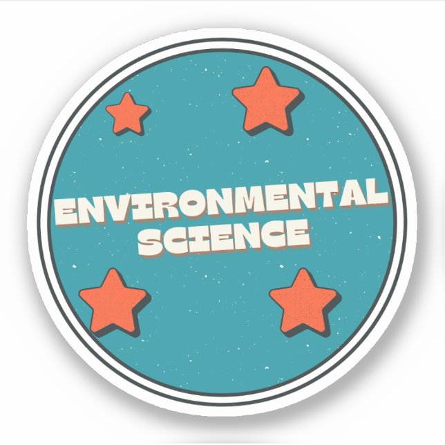 Adesivo Ciência ambiental (Frente)