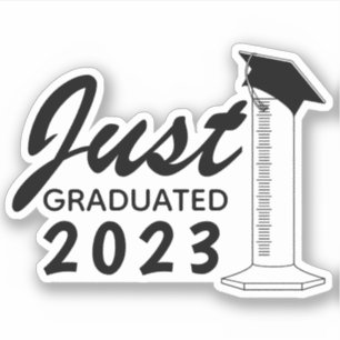 Adesivo Ciência da graduação em cilagem graduada no ano de