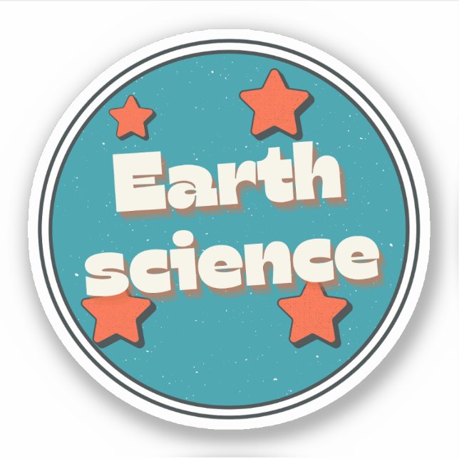 Adesivo Ciência da Terra (Frente)