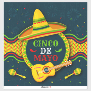 Adesivo Cinco De Mayo Sticker