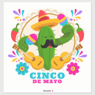Adesivo Cinco De Mayo Sticker
