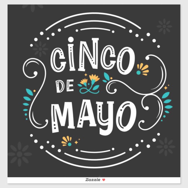 Adesivo Cinco De Mayo Sticker (Folha)