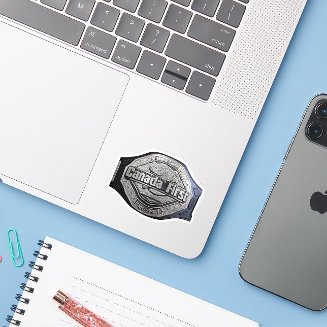 ADESIVO CINTO DE CHAMPION CANADAFIRT (Notebook com iPhone)
