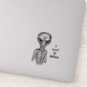 Adesivo Cinza, quero acreditar no Sticker
