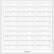 Cinza Wildflower endereço individual do casamento