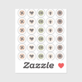 Adesivo Círculos de doodles para la planificación