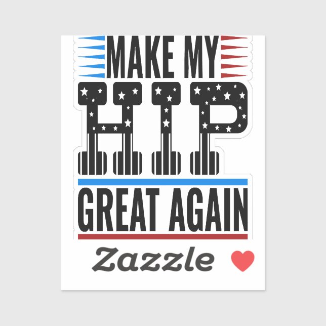 Adesivo Cirurgia da anca (Folha)