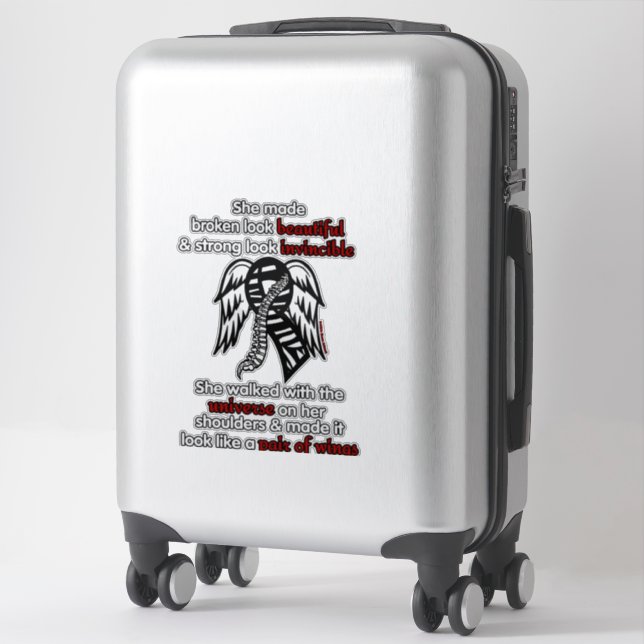 Adesivo Cistos Tarlov INVINCIÁVEIS... (Mala)