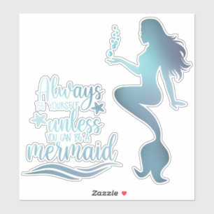Adesivo Citação da Sereia