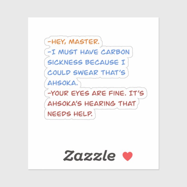 Adesivo citação das guerras clonadas (Folha)