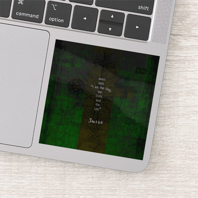 Adesivo Citação de caminho inspiracional Versa de Bíblia d (Detalhe)