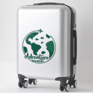 Adesivo Citação de Viagem estética cega