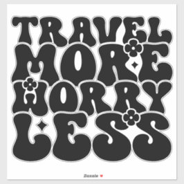 Adesivo Citação de Viagem estética de pré-disquete