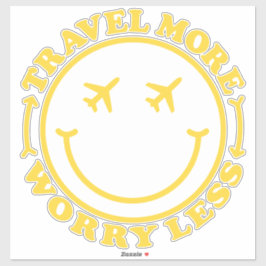 Adesivo Citação de Viagem estética de pré-disquete