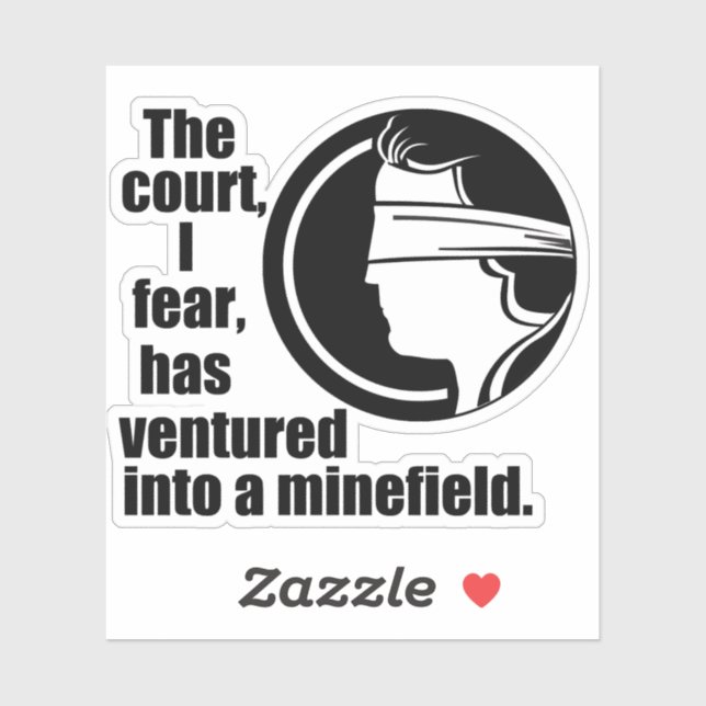 Adesivo Citação do Supremo Tribunal da RBG (Folha)