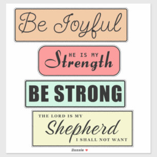 Adesivo Citações Cristãs Inspiradoras