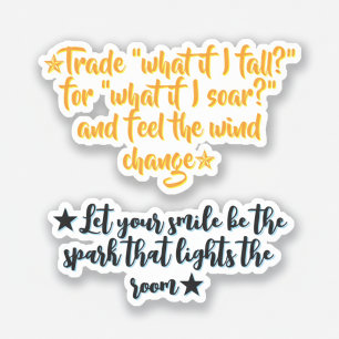 Adesivo Citações Inspiradoras Diárias   Motivação Positiva