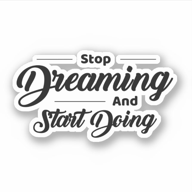 Adesivo Citações Simples Pretas (Frente)