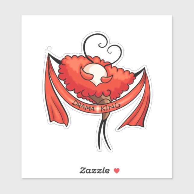 Adesivo Citadel Drama King (Folha)