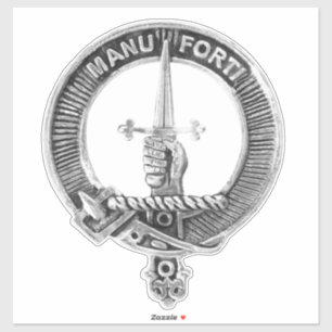 Adesivo clã mackay scotland crachá