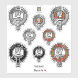 Adesivo Clan Adair Crest & Tartan Sticker