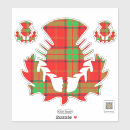 Adesivo Clan Adair Thistle Sticker