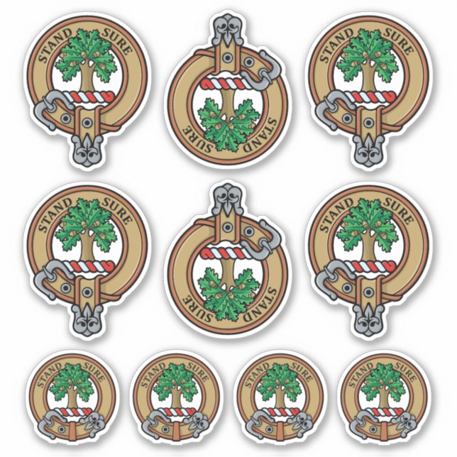 Adesivo Clan Anderson Crest Sticker Set (Frente)