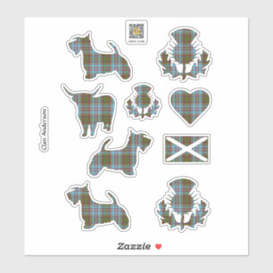 Adesivo Clan Anderson Tartan Sticker