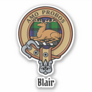 Adesivo Clan Blair Crest Sticker