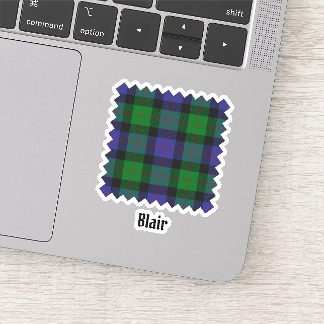Adesivo Clan Blair Tartan Sticker (Detalhe)
