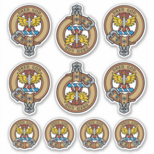 Adesivo Clan Carnegie Crest Sticker Set