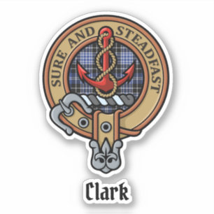 Adesivo Clan Clark Crest