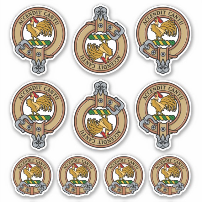 Adesivo Clan Cockburn Crest Sticker (Frente)