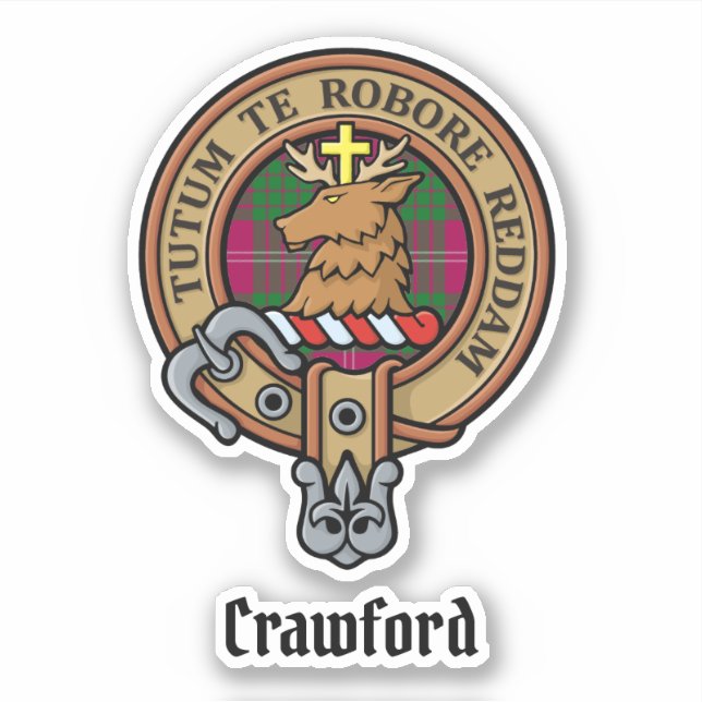 Adesivo Clan Crawford Crest Sticker (Frente)