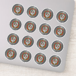 Adesivo Clan Cumming Crest & Tartan Knot Sticker