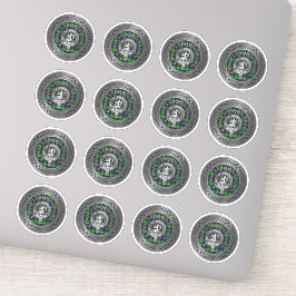 Adesivo Clan Farquharson Crest & Tartan Knot