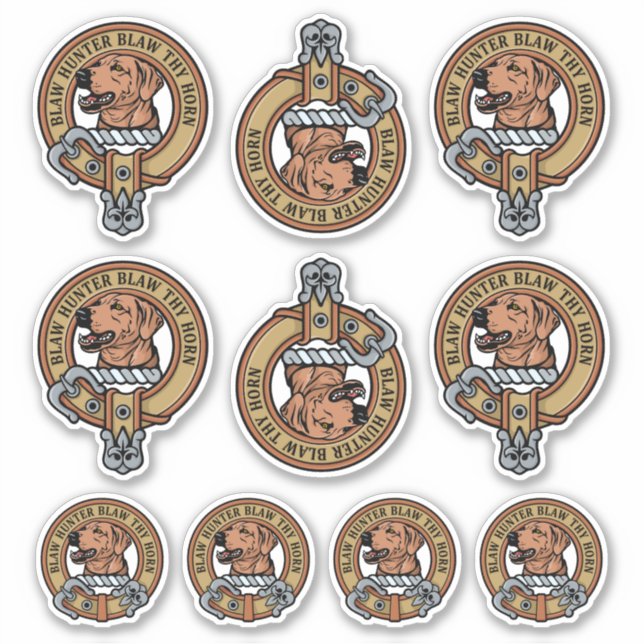 Adesivo Clan Forrester Crest Sticker Set (Frente)