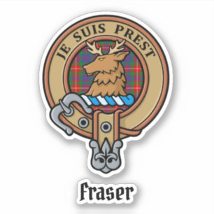 Adesivo Clan Fraser do Lovat Crest