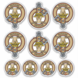 Adesivo Clan Gordon Crest Sticker Set