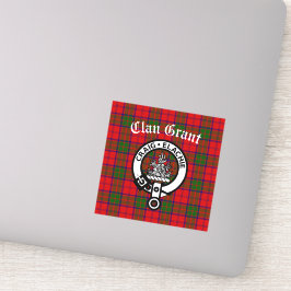 Adesivo Clan Grant Crest Crachá e Tartan