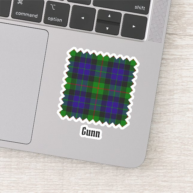 Adesivo Clan Gunn Tartan Sticker (Detalhe)