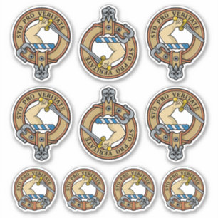 Adesivo Clan Guthrie Crest Sticker Set