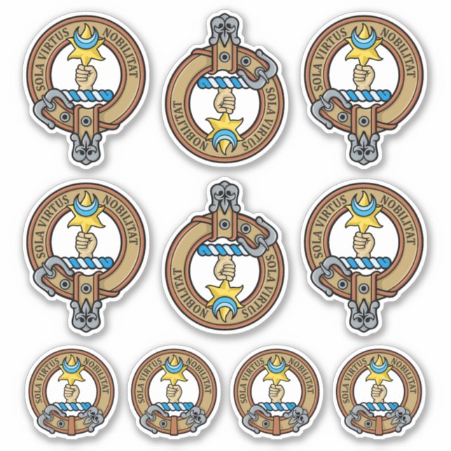 Adesivo Clan Henderson Crest Sticker Set (Frente)