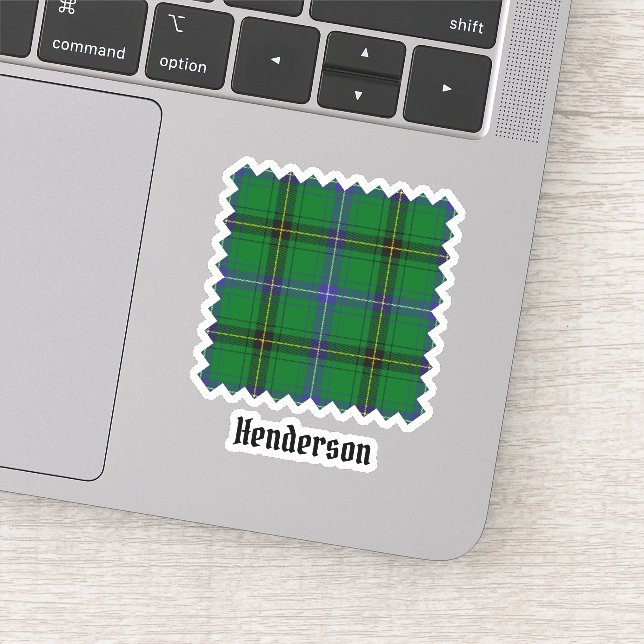 Adesivo Clan Henderson Tartan (Detalhe)