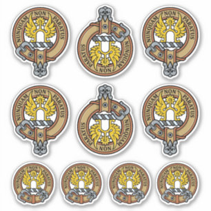 Adesivo Clan Johnston Crest Sticker Set