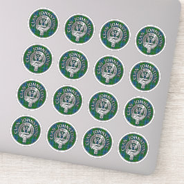 Adesivo Clan Johnstone Crest & Tartan Knot