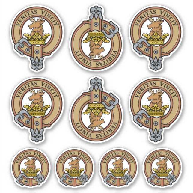 Adesivo Clan Keith Crest Sticker Set (Frente)