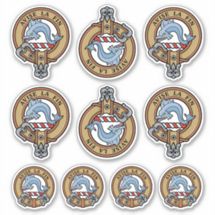 Adesivo Clan Kennedy Crest Sticker Set