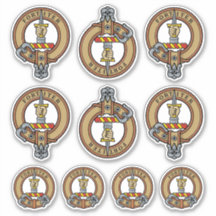 Clan MacAlister Crest Sticker Set